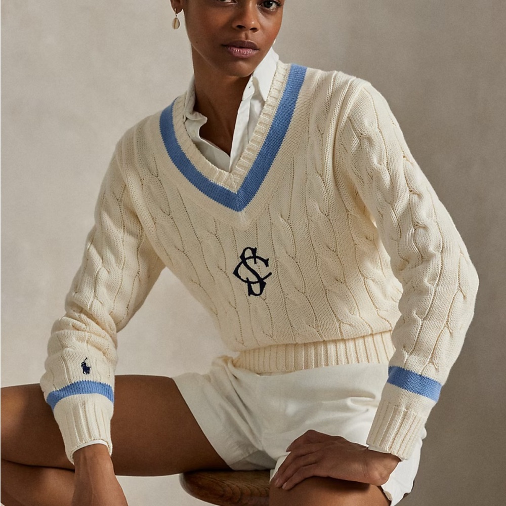 Polo Ralph Lauren The Spelman College Cricket Sweater ~ XL